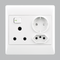 Bright Star Lighting EPL332 WHITE Wall Socket