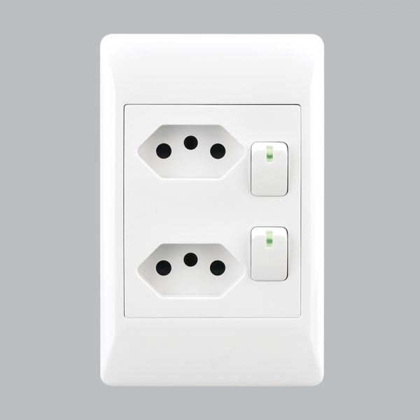 Bright Star Lighting EPL333 WHITE Wall Socket