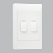 Bright Star Lighting ESW002/2 WHITE 2 Lever 2 Way Switch – 2 X 4