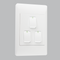 Bright Star Lighting ESW003 WHITE 3 Lever 1 Way Switch – 2 X 4