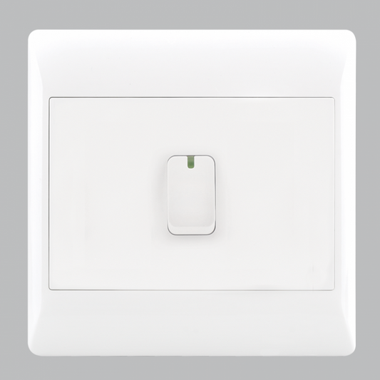 Bright Star ESW005 WHITE 1 LEVER SWITCH 4 X 4 ( per box)