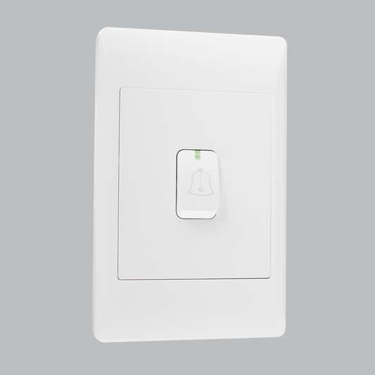 Bright Star ESW037 WHITE DOOR BELL SWITCH (10 per box)