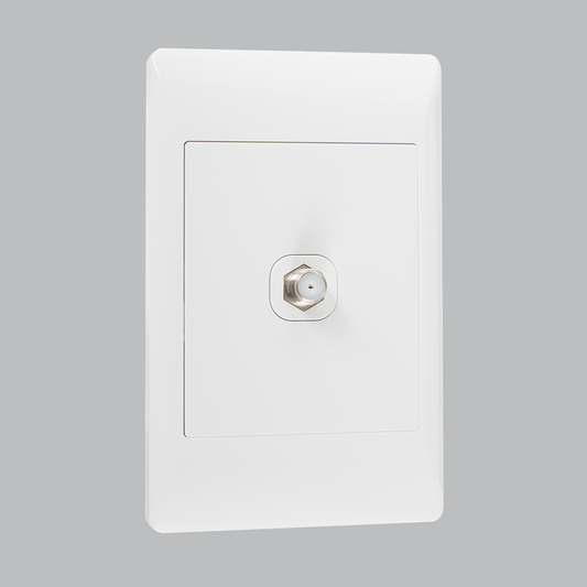 Bright Star ESW038 WHITE SATELLITE SOCKET 2 X 4 (10 per box)