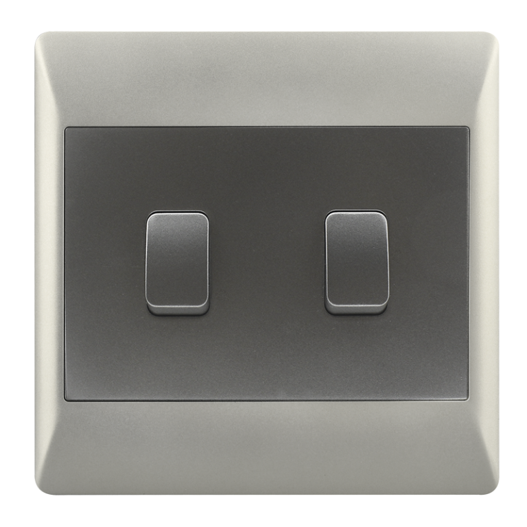 Bright Star ESW076 DUO 2 LEVER 1 WAY SWITCH 4 X 4 ( per box)