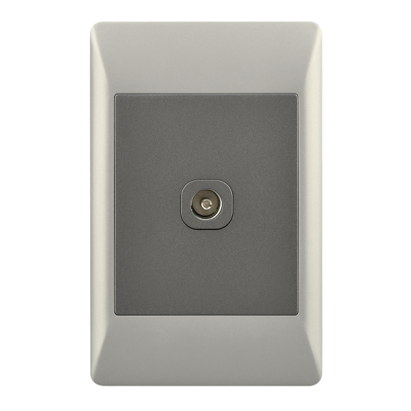 Bright Star ESW082 DUO TV SOCKET 2 X 4 (10 per box)