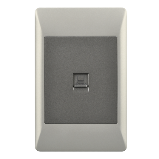Bright Star ESW084 DUO COMPUTER SOCKET 2 X 4 (10 per box)