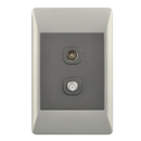 Bright Star Lighting ESW090 DUO TV + Satellite Socket – 2 X 4