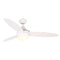 Eurolux F36W Ceiling Fan with Light 3 Blade 1200mm White With Remote Control