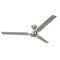 Eurolux F13SC Industrial Ceiling Fan 3 Blades Satin Chrome