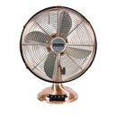 Eurolux F24C Desk Fan 4 Blades Antique Copper