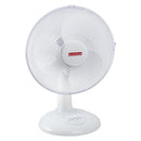 Eurolux F25W Plastic Desk Fan 3 Blades White