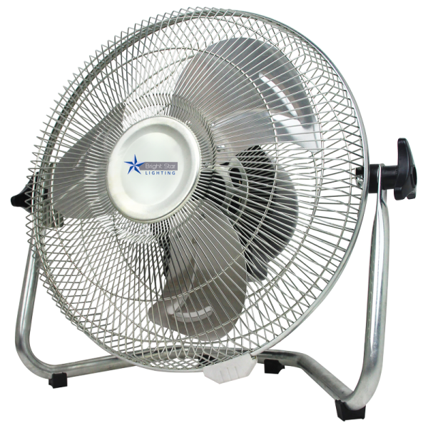 Bright Star Lighting FAN010 CHROME 12” Floor Fan