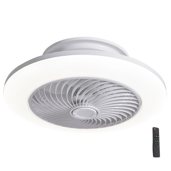 Bright Star Lighting FCF018 LED Space Saving LED Ceiling Fan with Remote Control