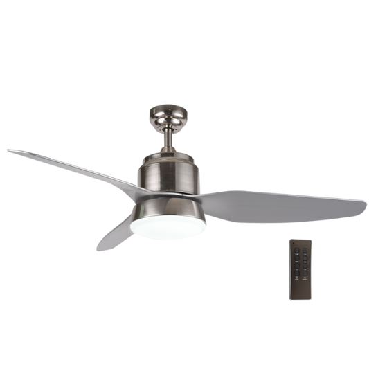 Bright Star FCF041 SATIN 30W COPPER COIL DC 3ABS BLADES REMOTE
