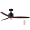 Bright Star Lighting FCF044 BK/WOOD Ceiling Fan