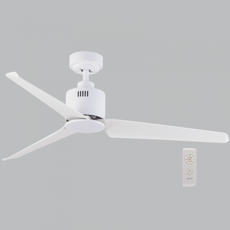 Bright Star Lighting FCF047 WHITE Metal Ceiling Fan