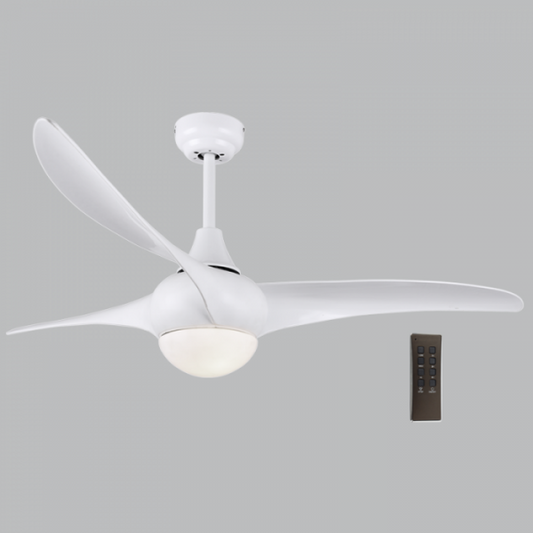 Bright Star FCF050 WHITE 18W LED 4000K 30W COPPER COIL DC 3 ABS BLADES