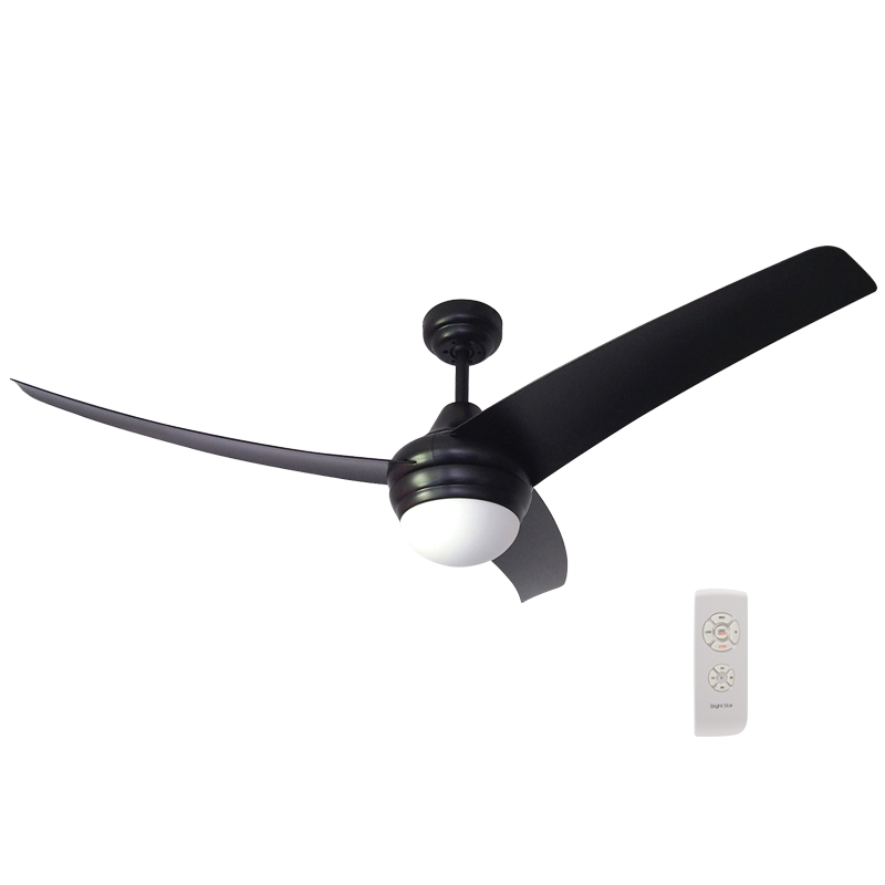 Bright Star Lighting FCF068 BLACK Ceiling Fan 1320mm