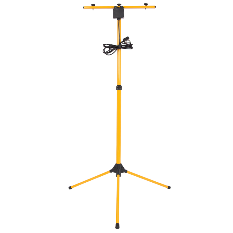 Bright Star FL009 YELL/BLACK 2 HEAD METAL FLOODLIGHT STAND