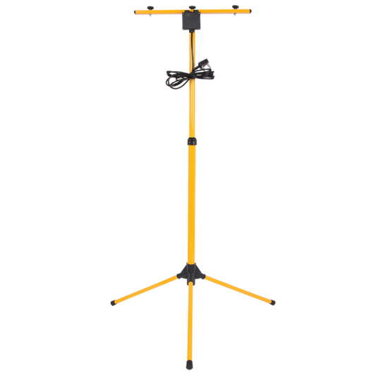 Bright Star FL009 YELL/BLACK 2 HEAD METAL FLOODLIGHT STAND