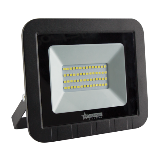 Bright Star FL013 BLACK 50 WATT PVC FLOOD IP65 6000K 2600 LUMEN