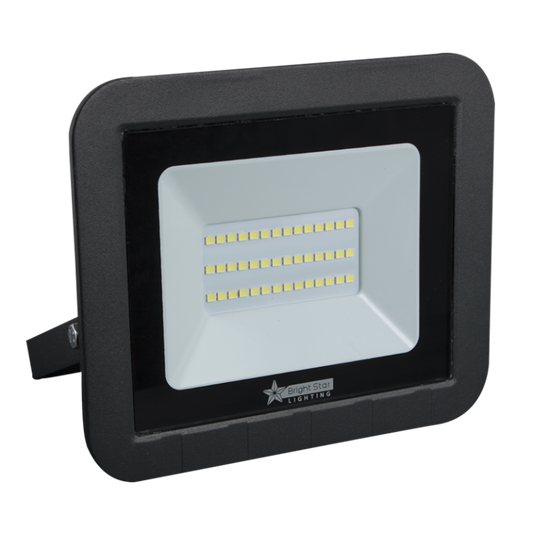 Bright Star FL034 BLACK 30 WATT LED FLOOD 6000K 2400Lm