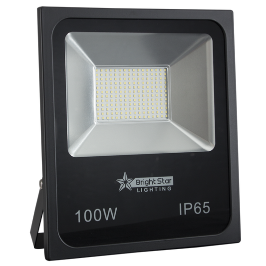 Bright Star FL045 BLACK 100 WATT LED FLOOD LIGHT - 8000LM 6000K