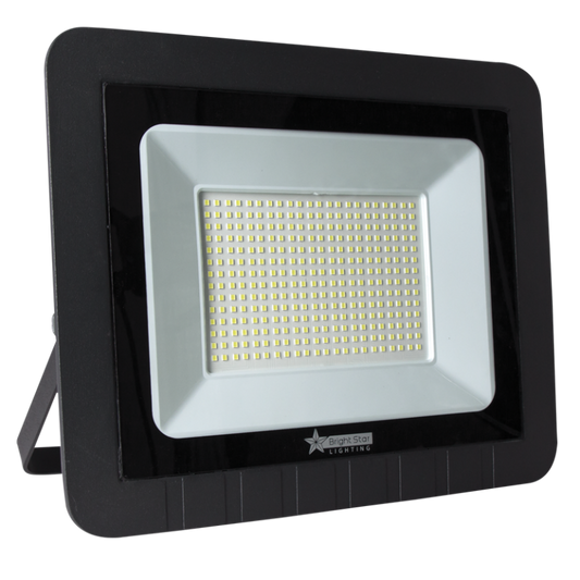 Bright Star FL047 BLACK 200 WATT LED FLOOD LIGHT - 16000LM 6000K