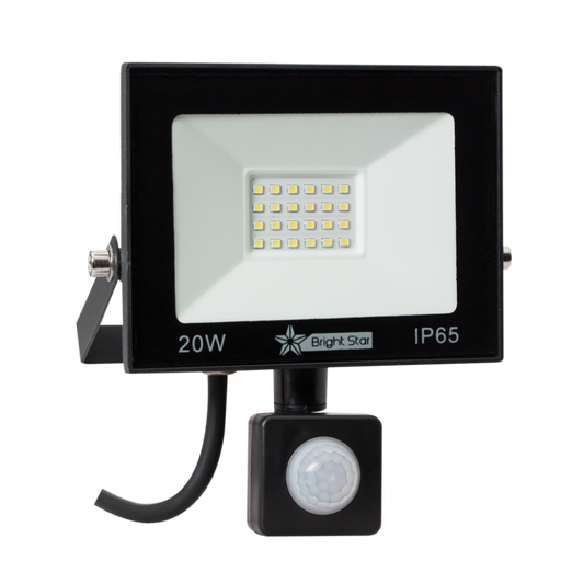 Bright Star FL075 BLACK 20 WATT LED WITH SENSOR