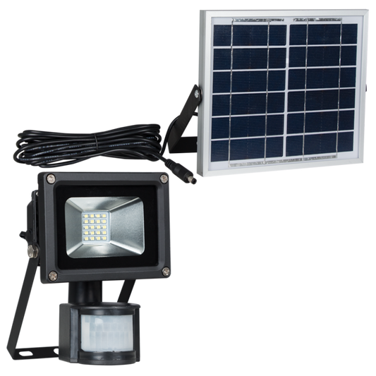 Bright Star FL076 BLACK 10 WATT SOLAR FLOOD
