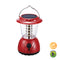 Eurolux FS214 Rechargeable Solar LED Lantern 120mm Red