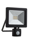 Eurolux FS253 Floodlight Black LED 20W With Sensor Cool White