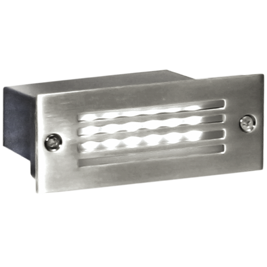 Bright Star FT009 STAINLESS RECTANGLE, GRID,IP44, STAINLESS, 12 X 0.1W=1.2W