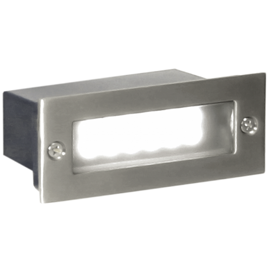 Bright Star FT010 SATINLESS RECTANGLE,IP44 , STAINLESS, 12 X 0.1W=1.2W
