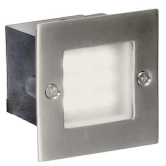 Bright Star FT014 SATINLESS SQUARE,IP44, STAINLESS, 9 X 0.1W=0.9W