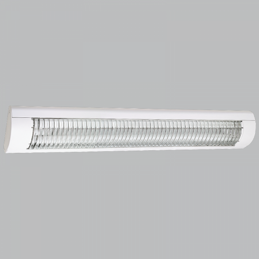 Bright Star FTL023 WHITE LED FLUSH MOUNT WITH GRID 2X18W T8 TUBES 1250MM