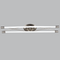 Bright Star Lighting FTL047 SATIN Fluorescent Fitting Wired for LED Tubes