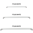 Bright Star Lighting FTL054 WH T8 LED PVC Open Channel Fitting