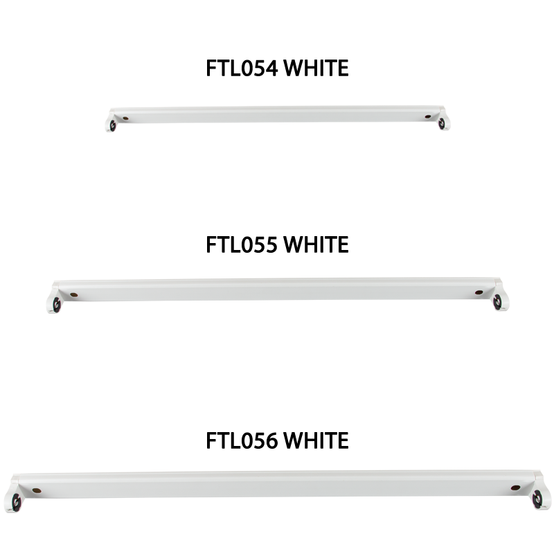 Bright Star Lighting FTL056 WH T8 LED PVC Open Channel Fitting