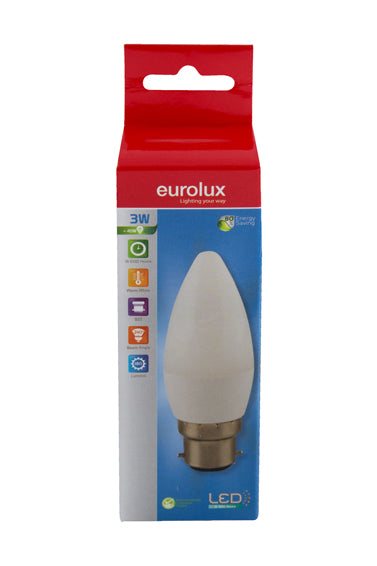 Eurolux G839 B22 3w Warm White 3000K Lamp