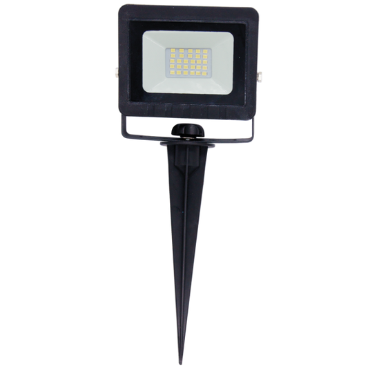 Bright Star GS011 BK 20W LED PVC GARDERN FLOOD+SPIKE IP65 6000K
