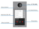 Hikvision Video Intercom Villa 1 Button Door Station DS-KV8113-WME1