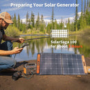 Jackery SolarSaga 100W Portable Solar Panel