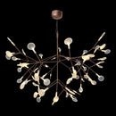 K. Light K-LED-8245/98 Copper 230v 18.9W LED Large Leaf Pendant
