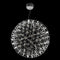 K. Light K-LED-9027XL/WW Stainless Steel 230v 75.6W LED Fuse X-Large Deathstar Pendant