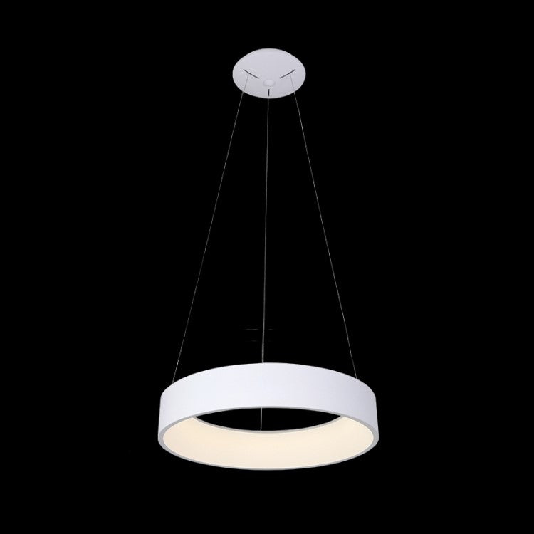 K. Light K-LED3380-60/NW White 230v 36W LED SMD White Round Pendant