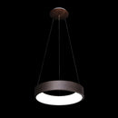 K. Light K-LED3380-60/BC Brushed Coffee 230v 36W LED SMD Round Pendant, Brushed Coffee (Warm White)