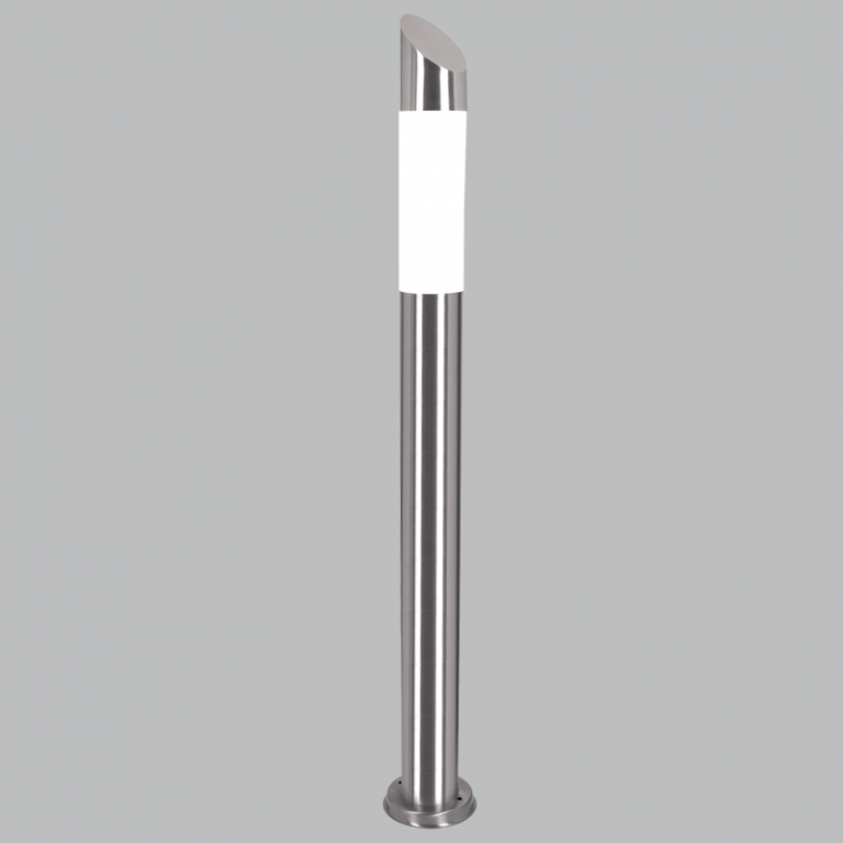 Bright Star Lighting L082 STAINLESS Stainless Steel Bollard with Opal Polycarbonate
