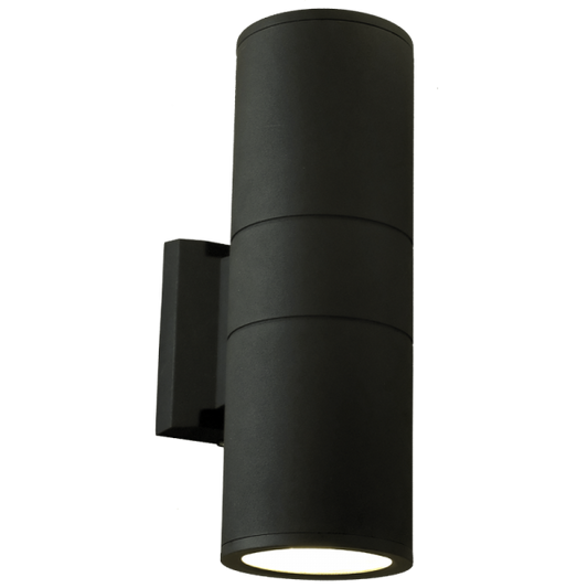 Bright Star L132 BLACK UP & DOWN WALL BRACKET WITH GLASS 2 X60W ES