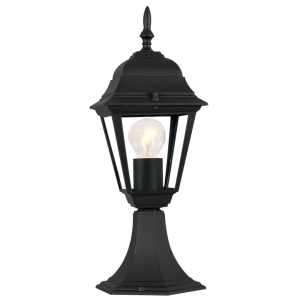Bright Star L204 BK PILLAR 4 PANEL PILLAR BLACK IP44 1X60W